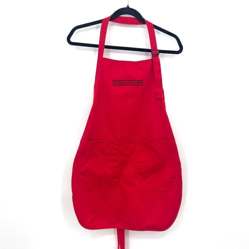 KENDALL JACKSON Port Authority Winery Red Cooking Apron Adjustable Neck One Size
